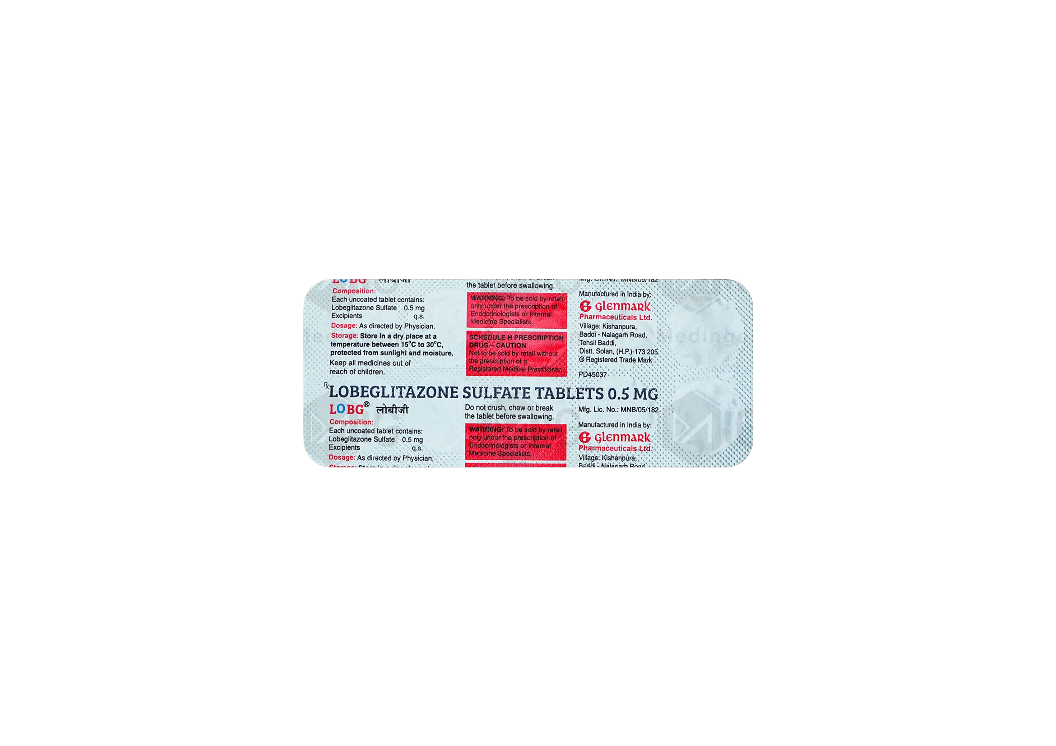 LOBG 0.5MG